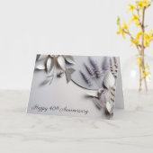 Carte Félicitations pour le 40e anniversaire du Mariage (Fleur jaune)