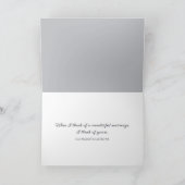 Carte Félicitations pour le 50e anniversaire du Mariage (Intérieur)