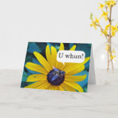 Carte Félicitations pour le concours d'orthographe gagna (Fleur jaune)