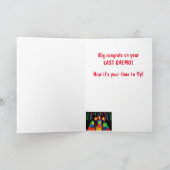 Carte Félicitations pour le Dernier Chemo (Intérieur)