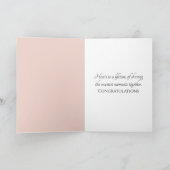 Carte Félicitations pour le gâteau de mariage (Intérieur)