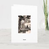 Carte Félicitations pour le jour du mariage de la fille  (Dos)