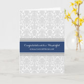 Carte Félicitations pour le mariage de votre fils et bel (Fleur jaune)