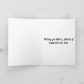 Carte Félicitations pour le mariage lesbien Femmes en am (Intérieur)