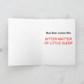 Carte Félicitations pour le nouveau bébé drôle (Intérieur)