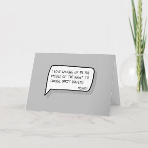 Carte "Félicitations pour le nouveau bébé" Personne ne