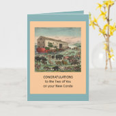 Carte Félicitations pour le nouveau Condo - Amusants (Fleur jaune)