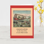 Carte Félicitations pour le nouveau Condo - Amusants (Fleur jaune)