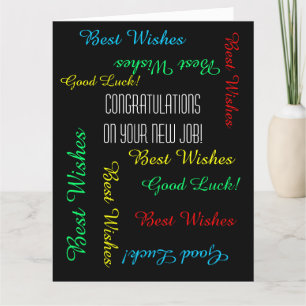 Carte Félicitations pour le nouvel emploi de tous, JUMBO
