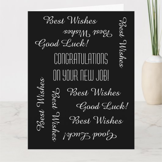 Carte Félicitations pour le nouvel emploi de tous, JUMBO (Devant)