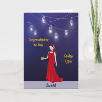 Félicitations pour le prix d'enseignant Golden App