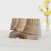 Carte Félicitations pour les diplômes en droit (Fleur jaune)