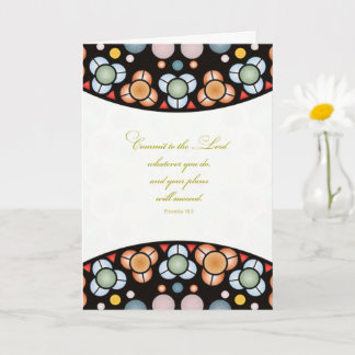 Carte Félicitations pour les diplômes religieux Proverbe