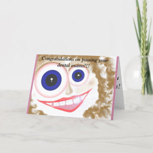 Carte Félicitations pour les examens dentaires
