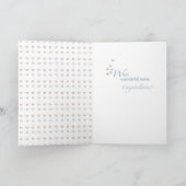 Carte Félicitations pour les fiançailles Champagne Heart (Intérieur)