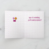 Carte Félicitations pour New Home, Purple, House (Intérieur)