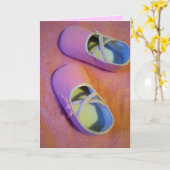 Carte Félicitations pour petite fille (Fleur jaune)