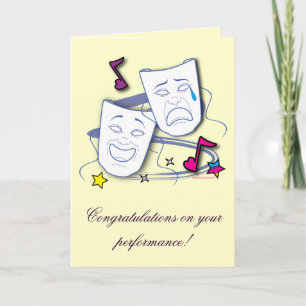 Carte Félicitations pour Play Star Performance :