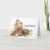 Carte Félicitations pour tout sceau d'approbation (Devant)