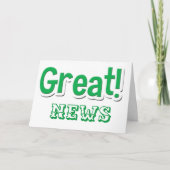 CARTE FÉLICITATIONS POUR "TOUTE OCCASION" (Devant)