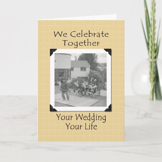 Carte Félicitations pour un mariage amérindien (Devant)