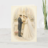 Carte Félicitations pour un mariage catholique tradition (Devant)