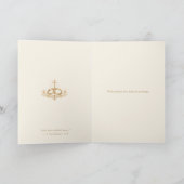 Carte Félicitations pour un mariage catholique tradition (Intérieur)