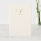 Carte Félicitations pour un mariage catholique tradition (Dos)