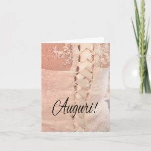 Carte félicitations pour un mariage italien
