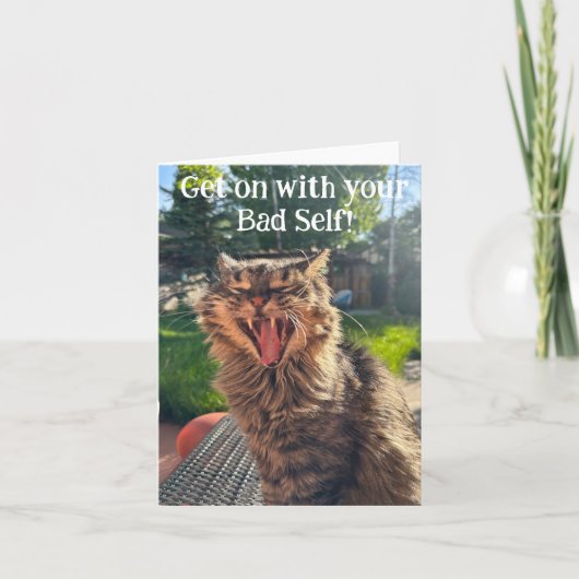 Carte Félicitations pour une Personne Géniale (Devant)