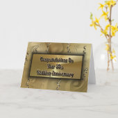 Carte Félicitations pour vos 50 ans d'anniversaire de ma (Fleur jaune)