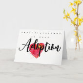 Carte Félicitations pour votre adoption (Fleur jaune)