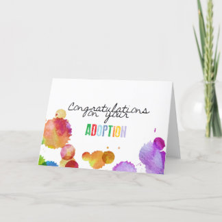 Carte Félicitations pour votre adoption