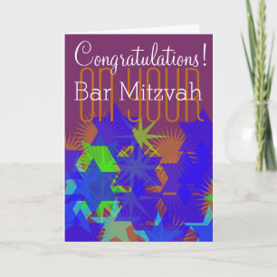 Carte Félicitations pour votre Bar Mitzvah