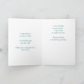 Carte Félicitations pour votre bébé (Intérieur)