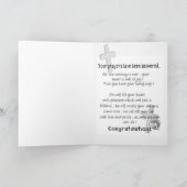 Carte Félicitations pour votre bébé garçon (Intérieur)