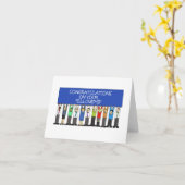 Carte Félicitations pour votre bourse (Fleur jaune)