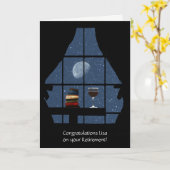 Carte Félicitations pour votre départ à la retraite avec (Fleur jaune)