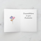 Carte Félicitations pour votre diplôme (Intérieur)