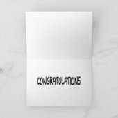 Carte Félicitations pour votre diplôme (Intérieur)