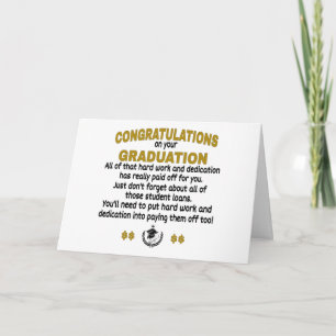 Carte Félicitations pour votre diplôme