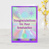 Carte Félicitations Pour Votre Diplôme (Fleur jaune)