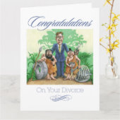 Carte Félicitations Pour Votre Divorce (Fleur jaune)