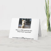 Carte Félicitations pour votre DIVORCE ! (Dos)