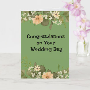 Carte Félicitations pour votre jour de mariage