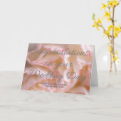 Carte Félicitations pour votre jour de mariage (Fleur jaune)