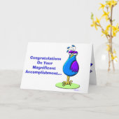 Carte Félicitations Pour Votre Magnifique Réalisation (Fleur jaune)