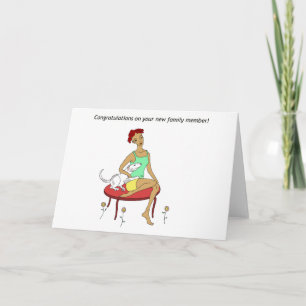 Carte Félicitations pour votre nouveau chien