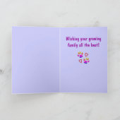 Carte Félicitations pour votre nouveau chiot (Intérieur)