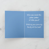 Carte Félicitations pour votre nouveau chiot (Intérieur)